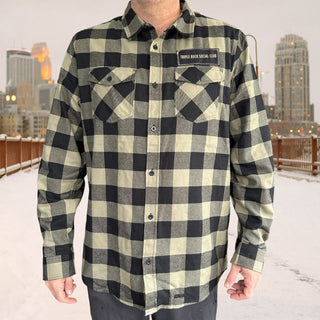 Triple Rock Social Club "Skull" Patch Flannel