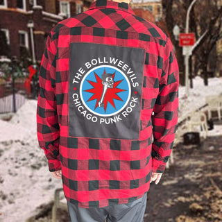 Bollweevils "Stick Your Neck Out" Patch Flannel