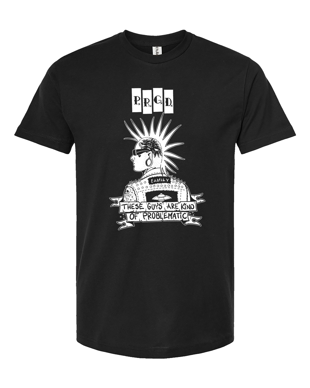 Punk Rock Girl Dad “Kind Of Problematic” Tee Shirt | Anxious and Angry