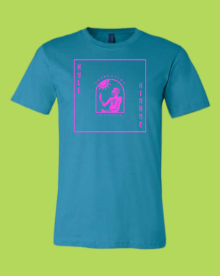 Kyle Kinane "Trampoline In A Ditch" Blue / Pink Tee Shirt