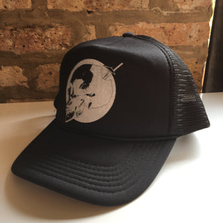 Tiki Skull Trucker Hat