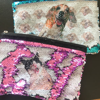 Custom Reversible Sequin Bag