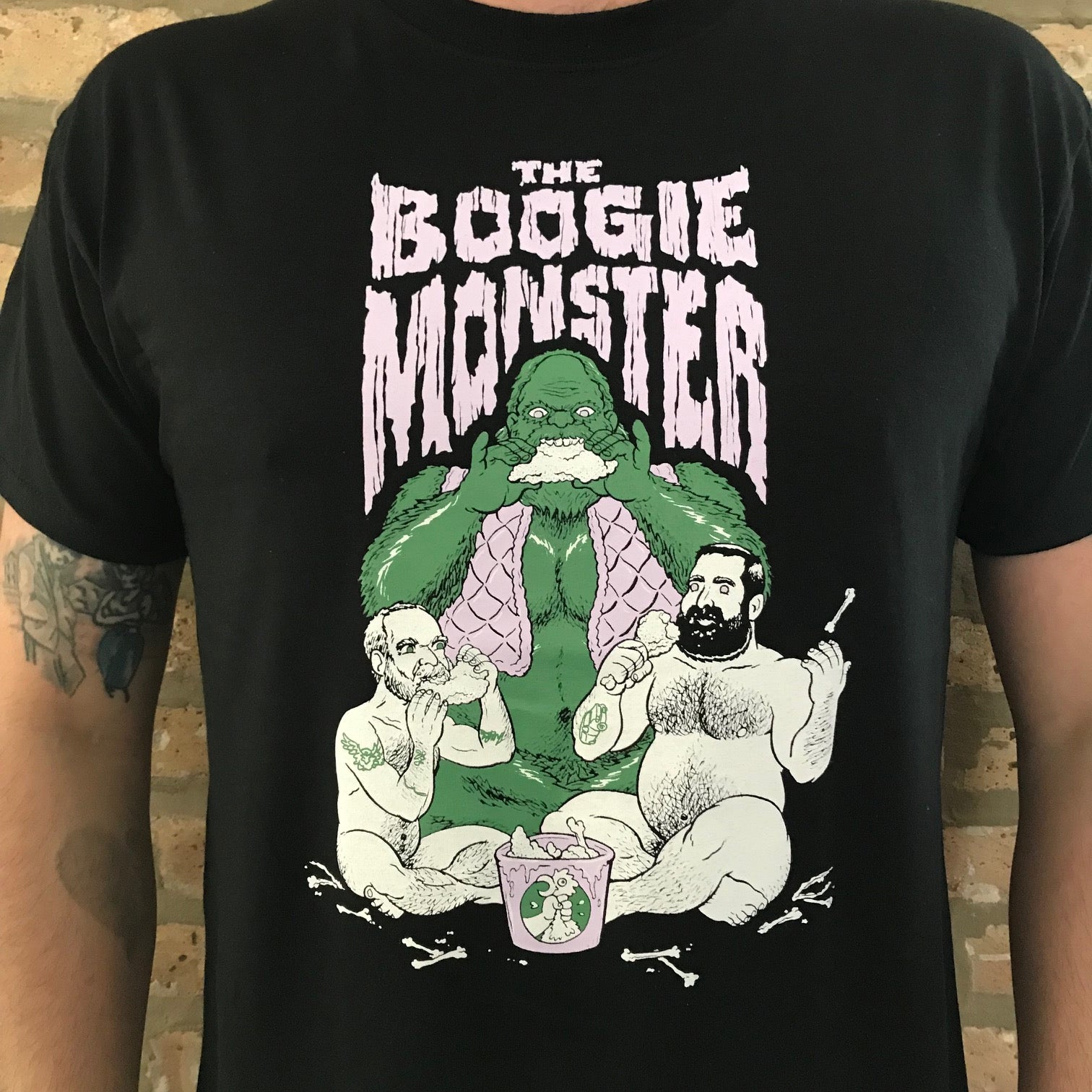 Mystisk cigaret Mediate Boogie Monster "Podcast" Tee Shirts | Anxious and Angry