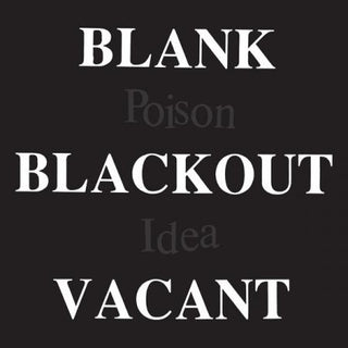 Poison Idea "Black Blackout Vacant" LP