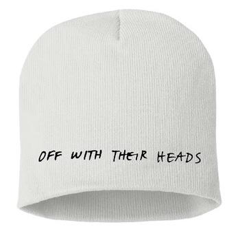 Off With Their Heads - Embroidered Beanie
