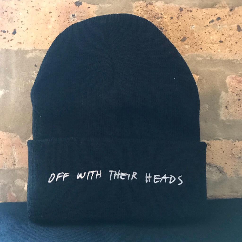 Off With Their Heads - Embroidered Beanie