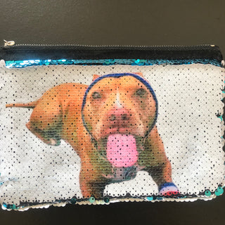 Custom Reversible Sequin Bag